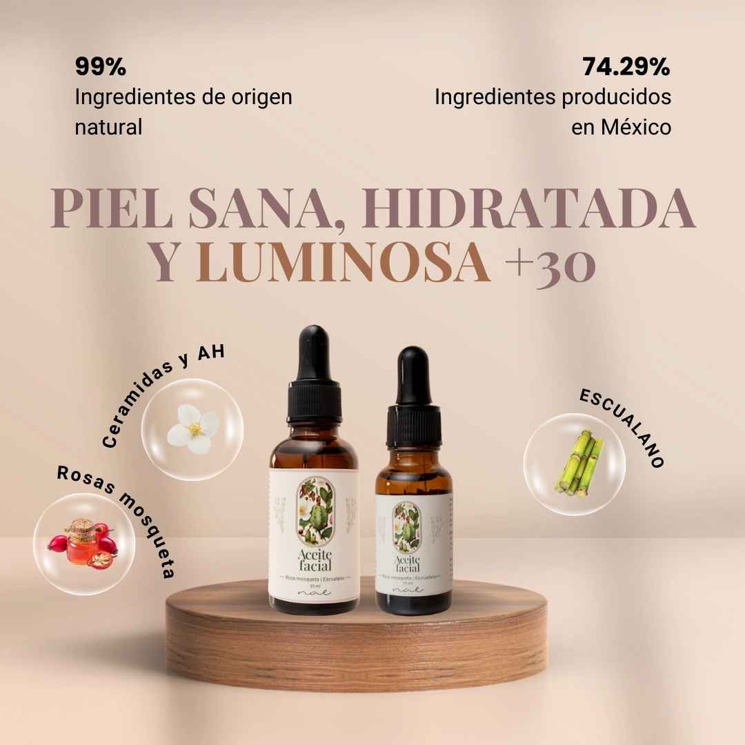 Aceite Facial Reafirmante Rosa Mosqueta | Escualano