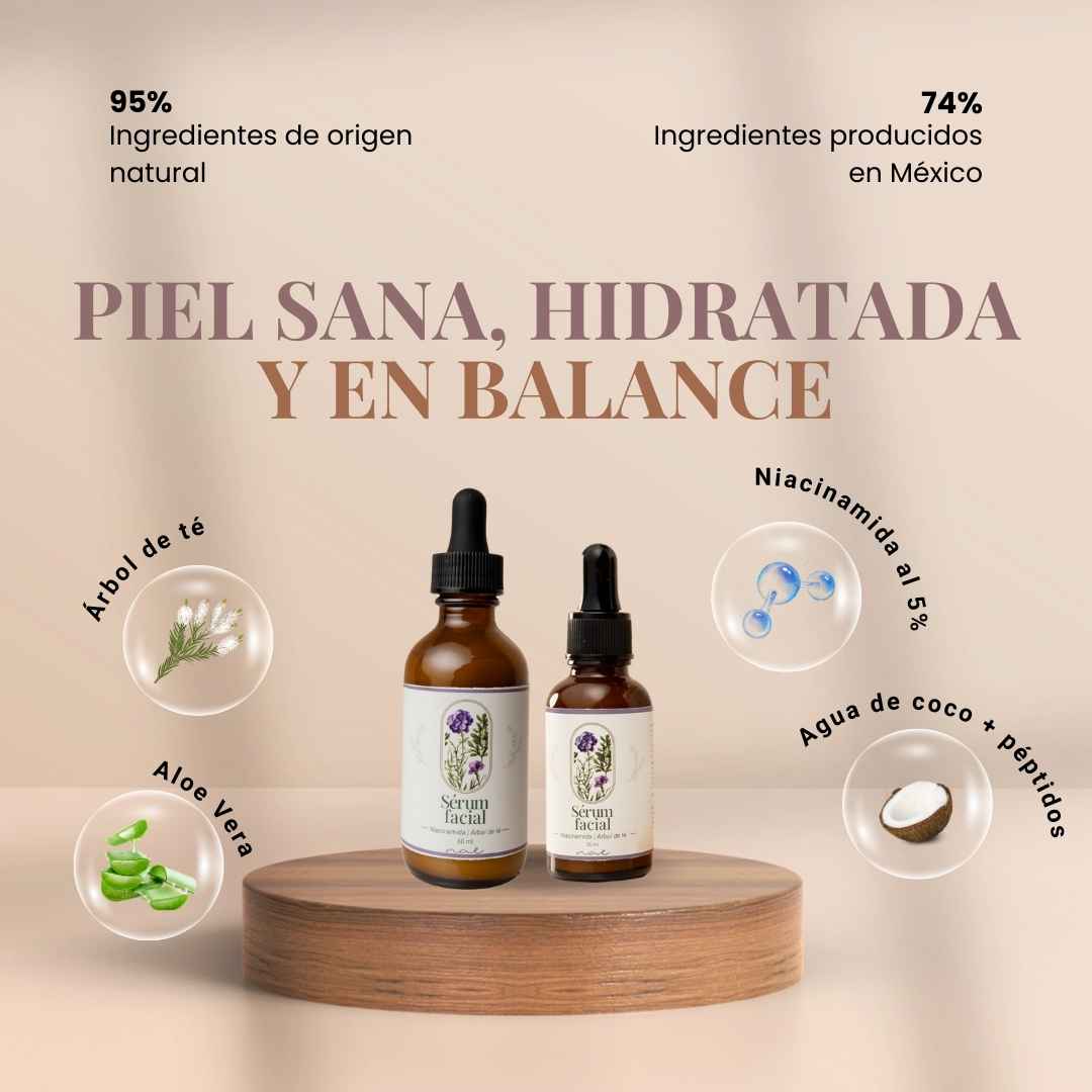 Sérum facial Niacinamida  | Árbol de té