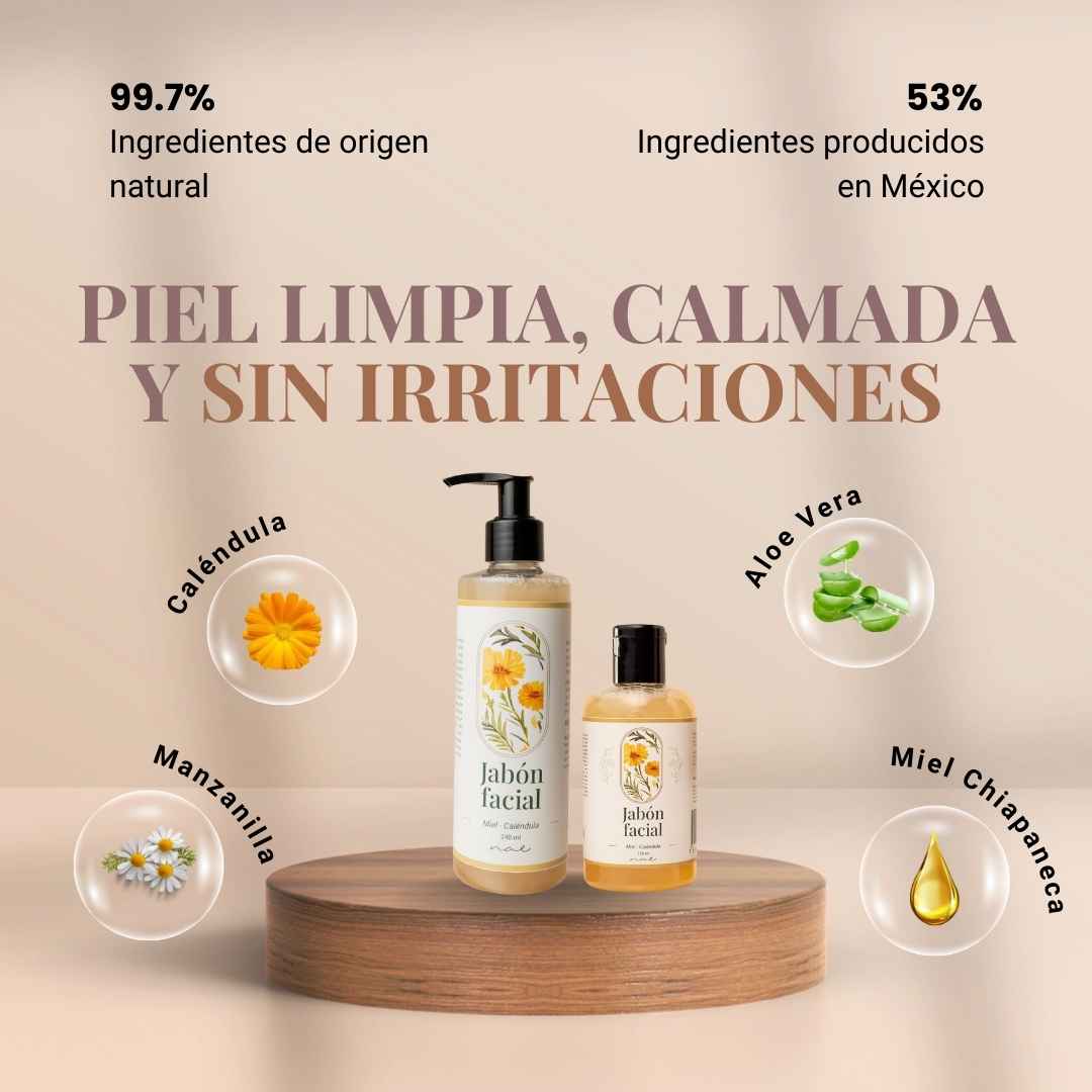 Jabón facial Miel - Caléndula