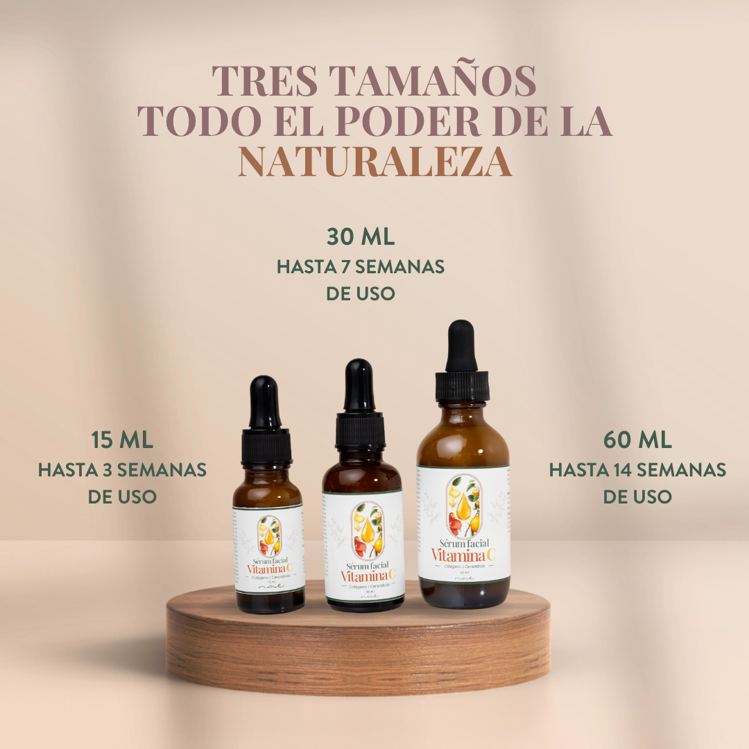 Sérum Facial Vitamina C Colágeno-Carambola