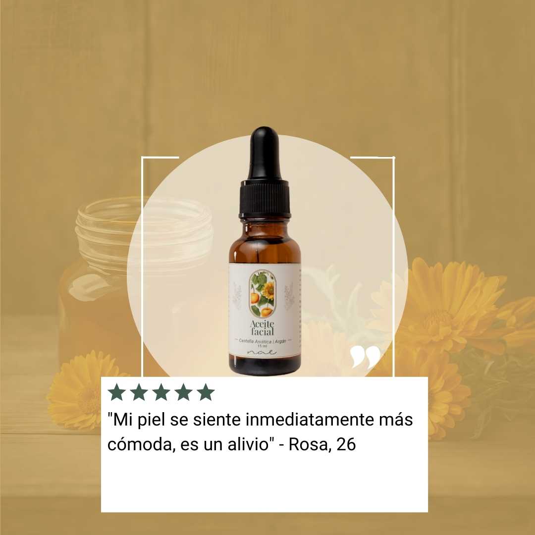 Aceite Facial Calmante Centella Asiática | Argán