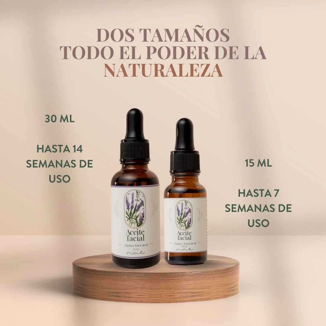 Aceite facial para piel grasa masaje facial NAE Cosmética