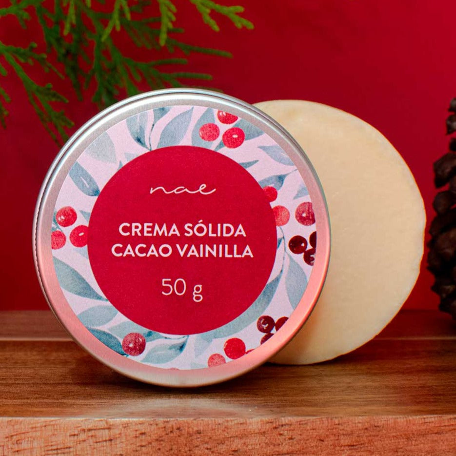 Crema sólida cacao - vainilla 50g