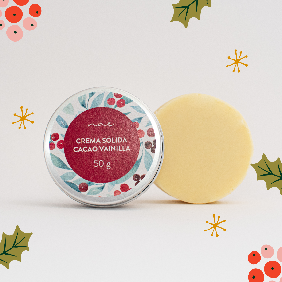 Crema sólida cacao - vainilla 50g