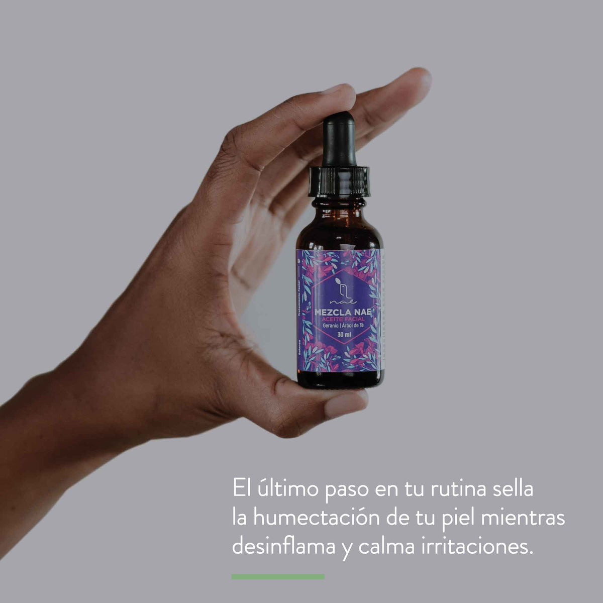 Mezcla NAE geranio árbol de té - Aceite facial