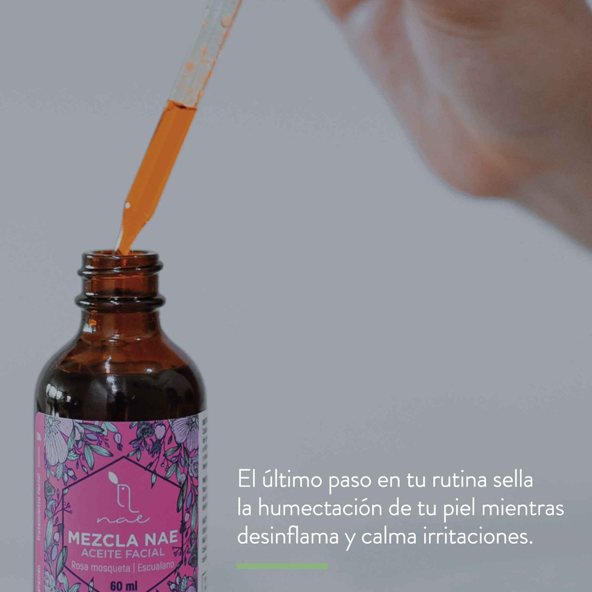 Mezcla NAE Regenerativa Rosa Mosqueta Escualano - Aceite facial