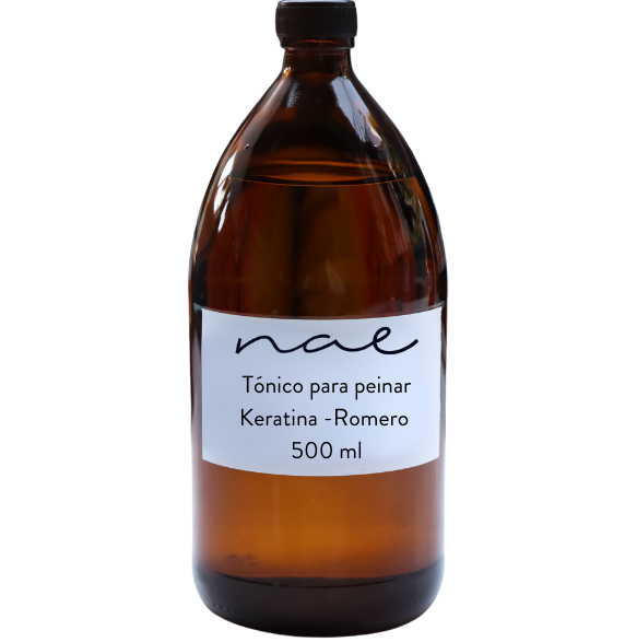 Tónico para peinar keratina y romero ECOSIZE 500 ml