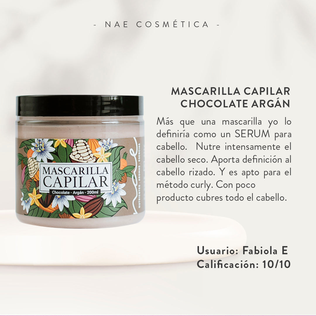 Mascarilla Capilar Chocolate-Argán
